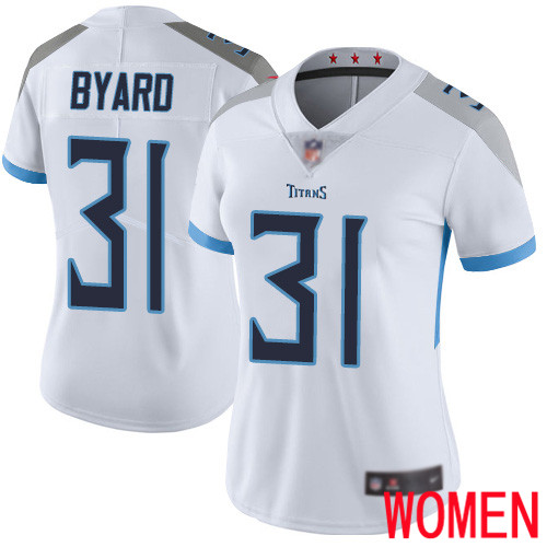 Tennessee Titans Limited White Women Kevin Byard Road Jersey NFL Football 31 Vapor Untouchable
